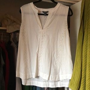 Vintage white flowy shirt. Costal cowgirl vibes